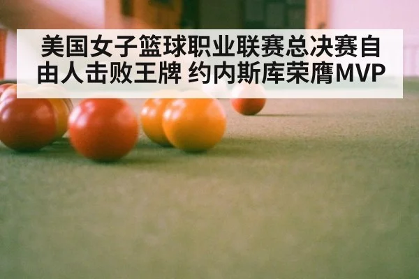 美国女子篮球职业联赛总决赛自由人击败王牌 约内斯库荣膺MVP